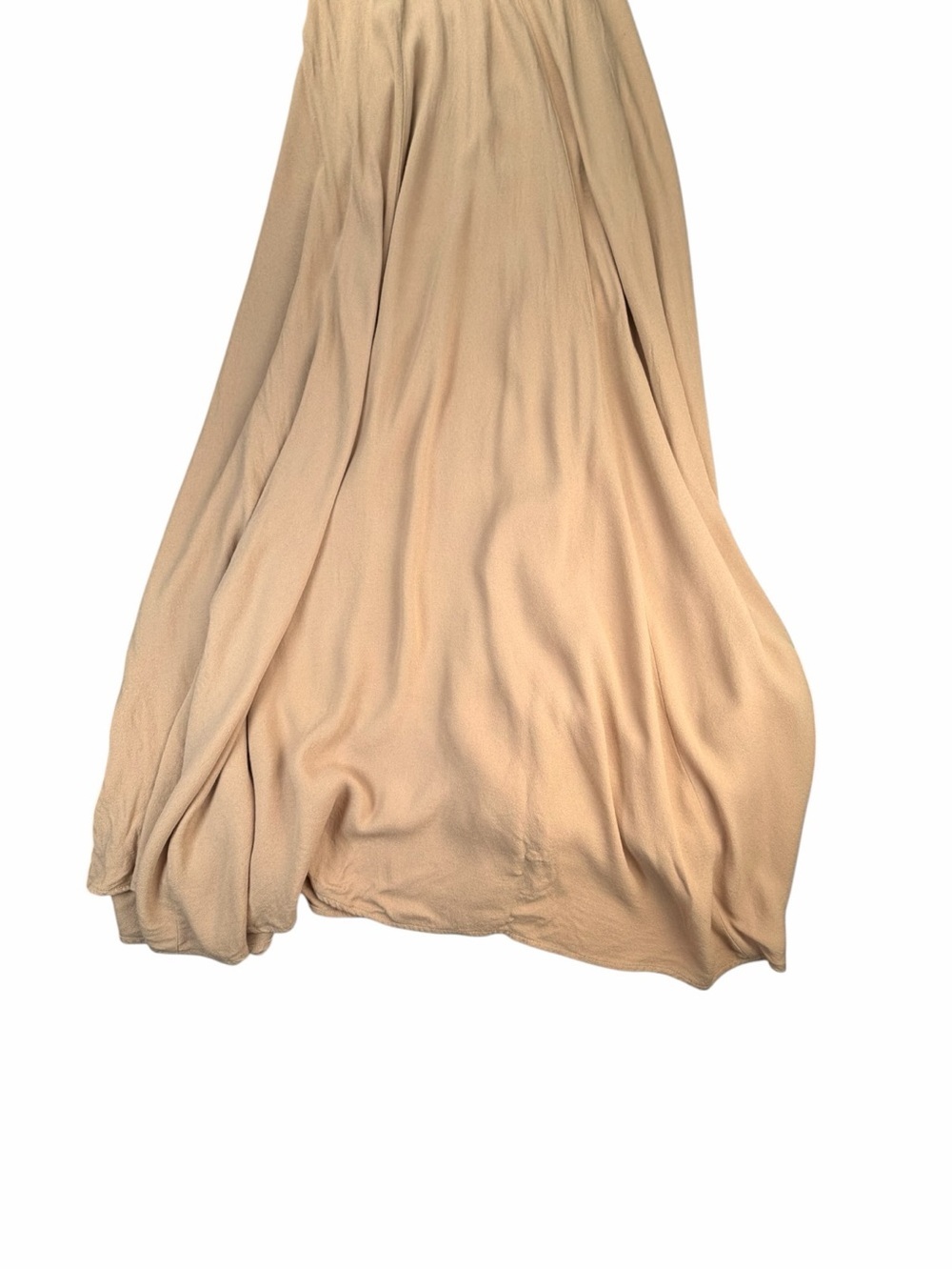 Reformation Champagne Myrtle Open Back Sleeveless Fitted Maxi/Gown Dress Size 2 - Picture 5 of 10